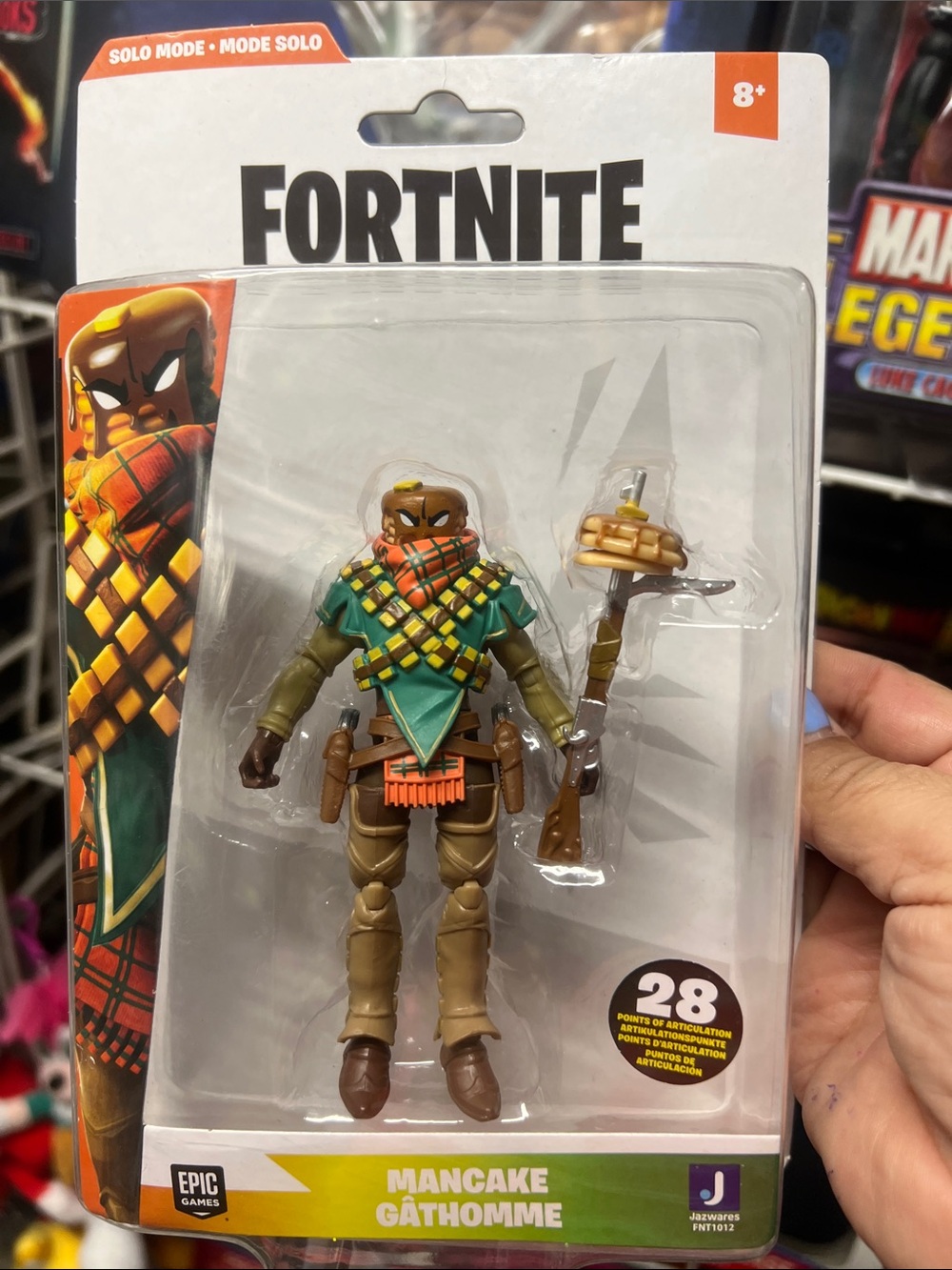 Mancake Action Figure - Green & Brown
